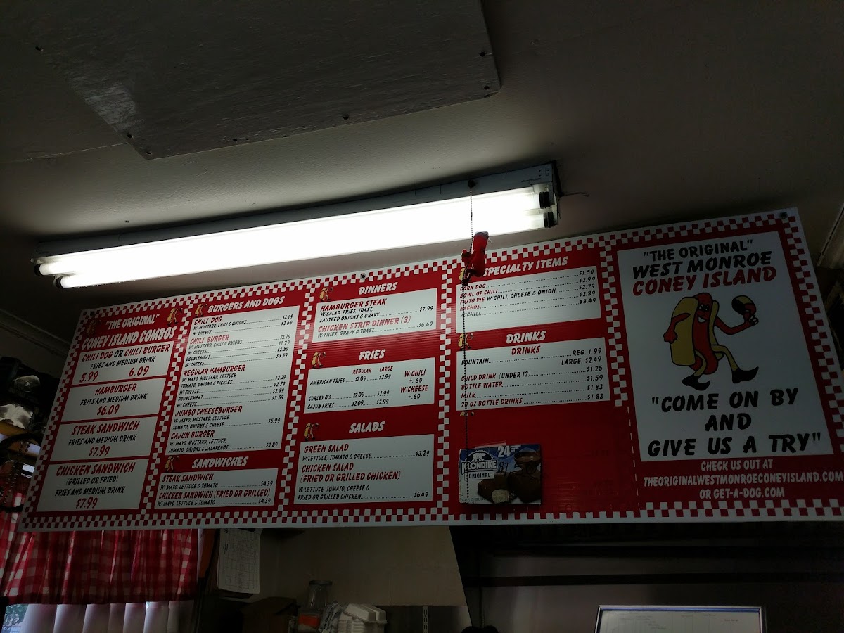 Menu Coney Island-West Monroe-6